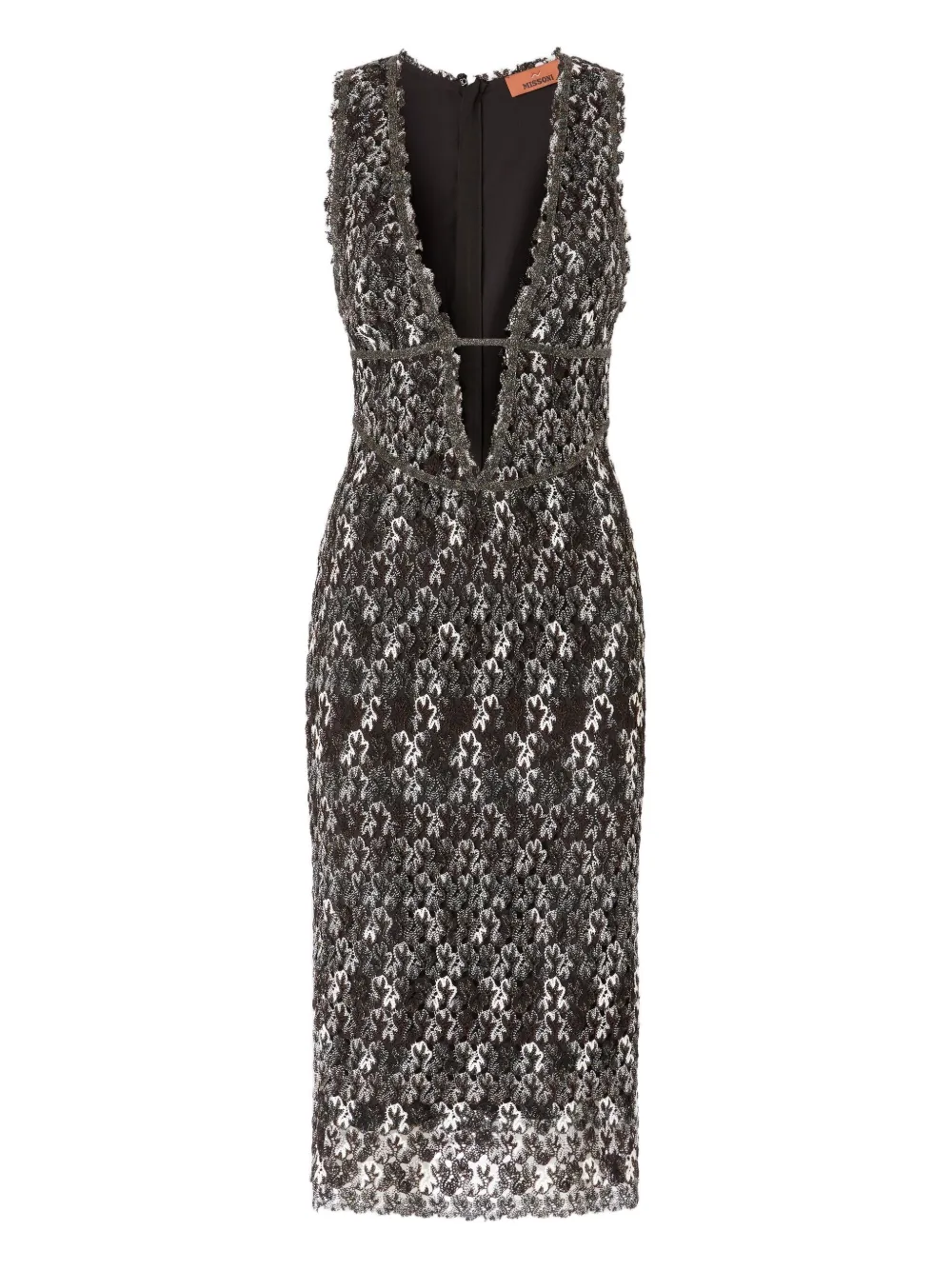 Missoni Maxi-jurk met bloemenprint Zwart