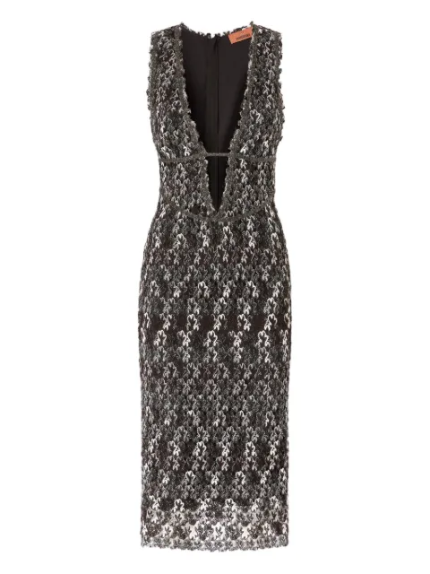 Missoni floral-pattern midi dress