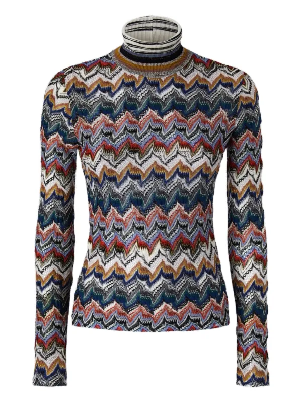 Missoni タートルネック セーター | ブルー | FARFETCH JP