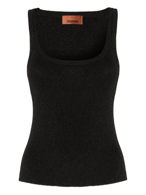 Missoni top de canalé con cuello redondo