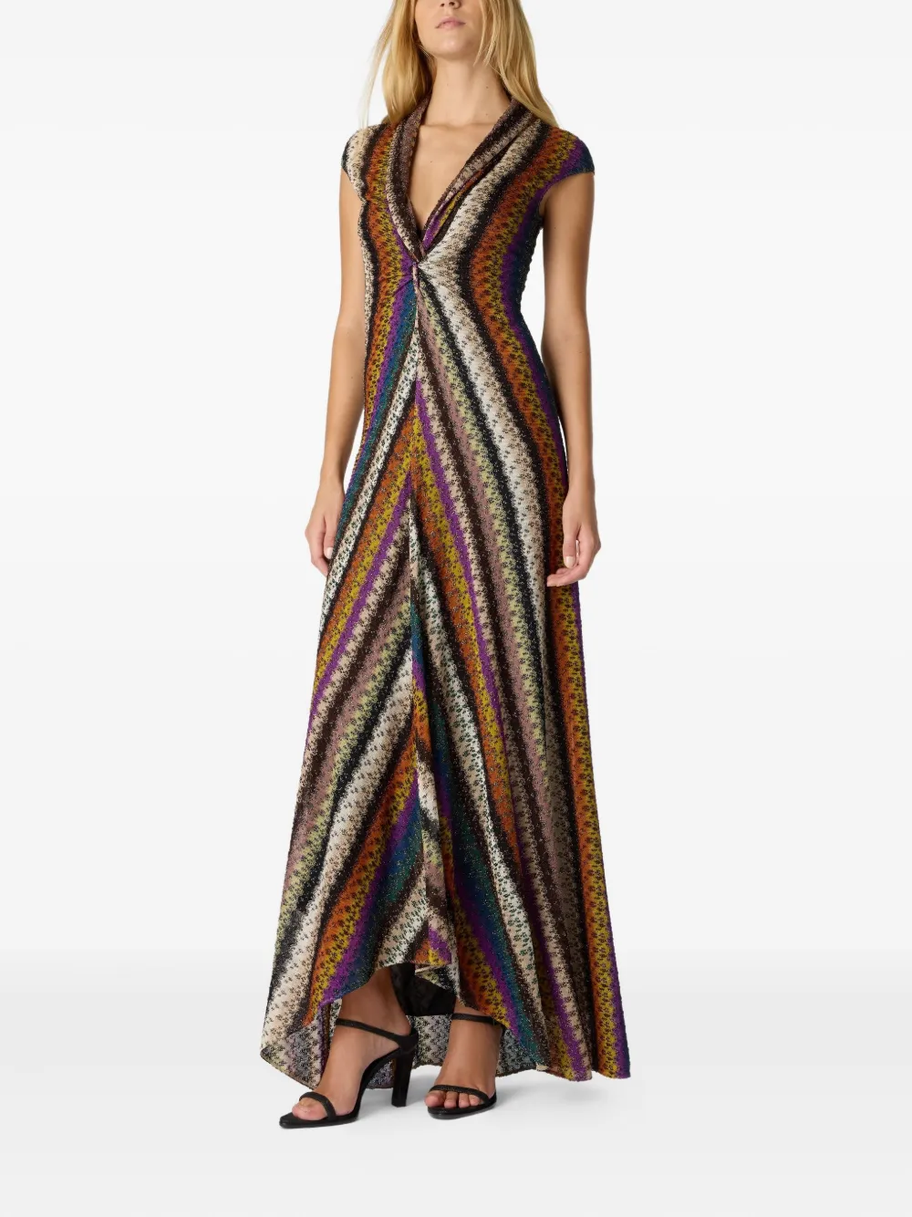 Missoni Gestreepte maxi-jurk Veelkleurig