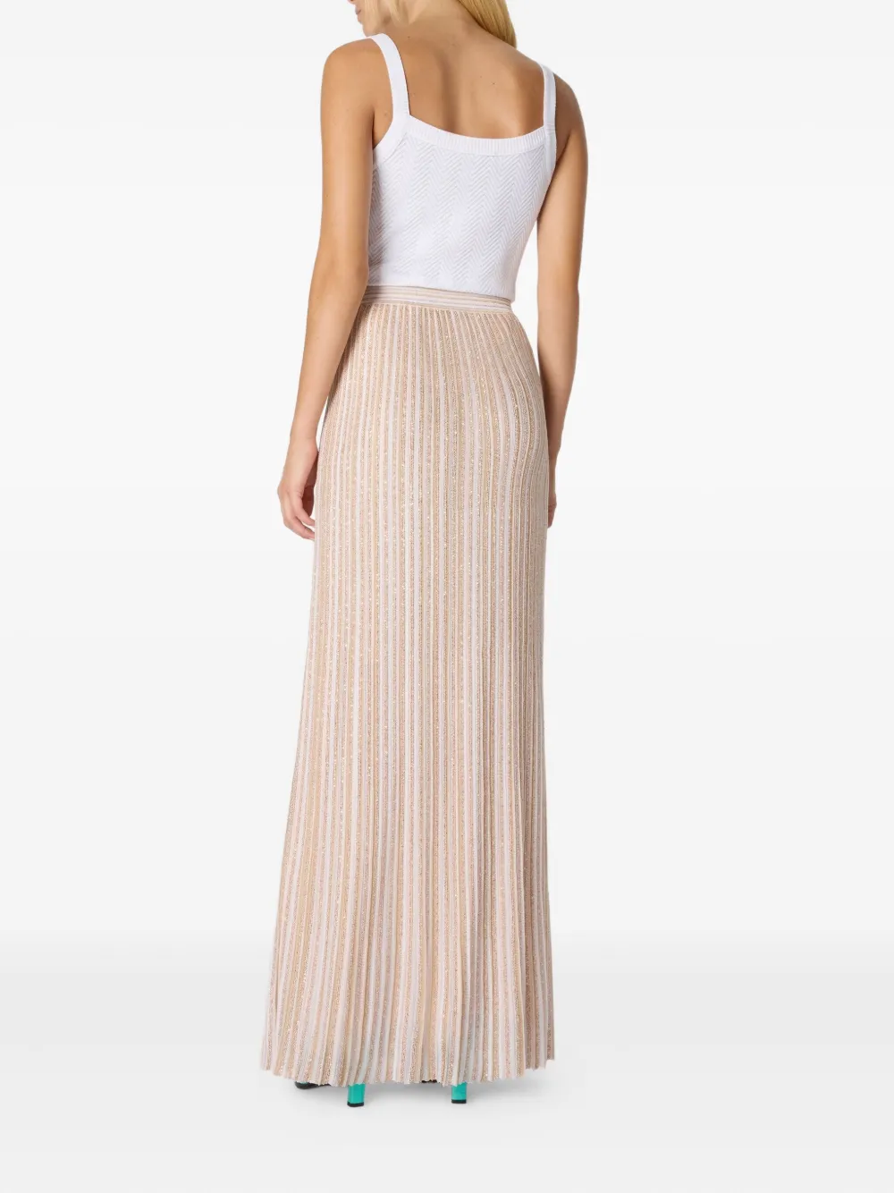 Missoni Maxi-rok met pailletten Beige