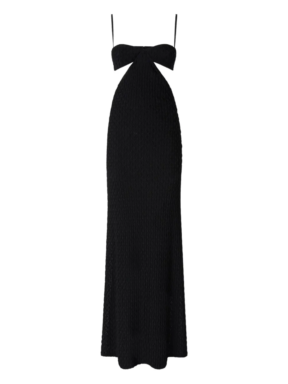 Missoni Uitgesneden maxi-jurk Zwart