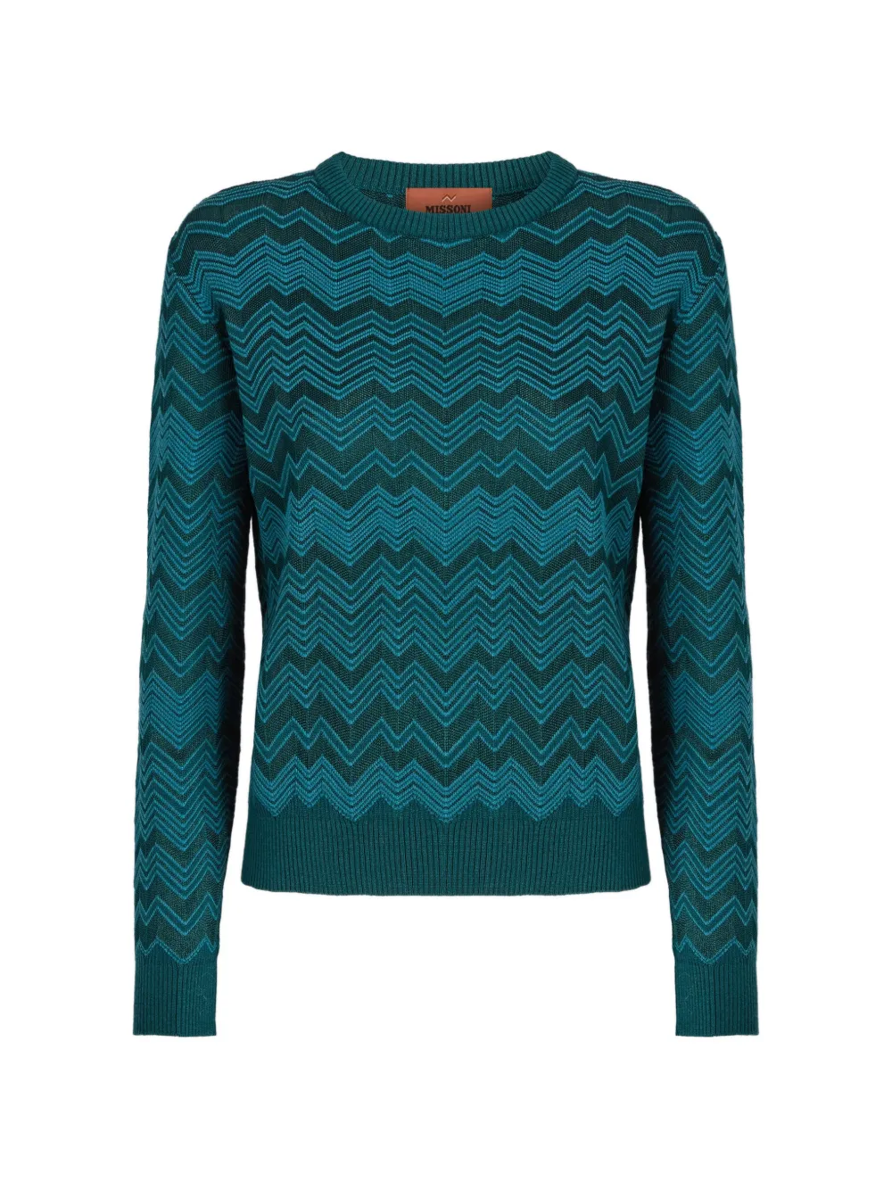 Missoni chevron-pattern sweater - Verde