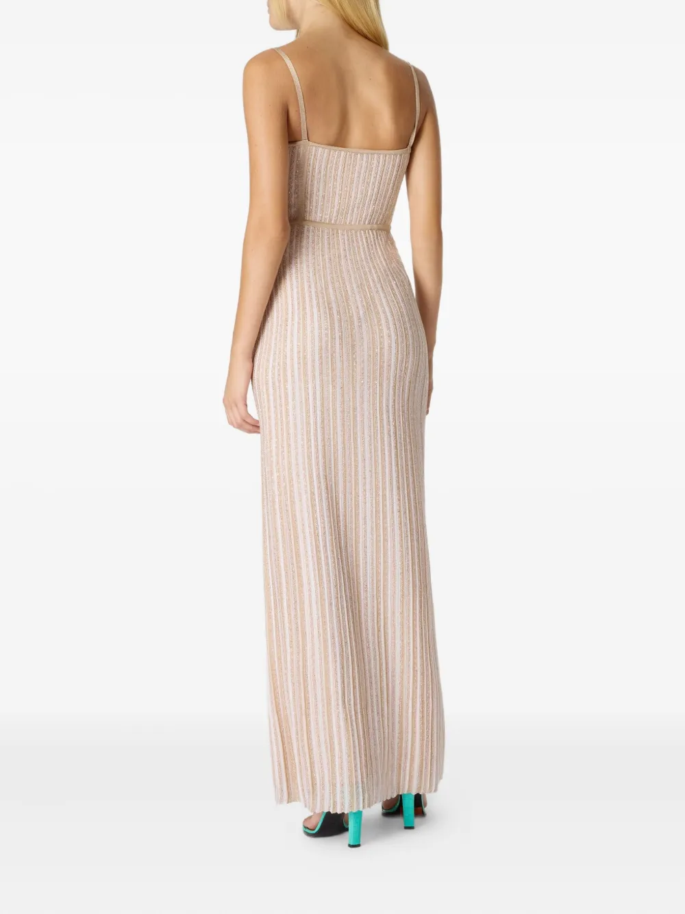 Missoni Metallic maxi-jurk Wit