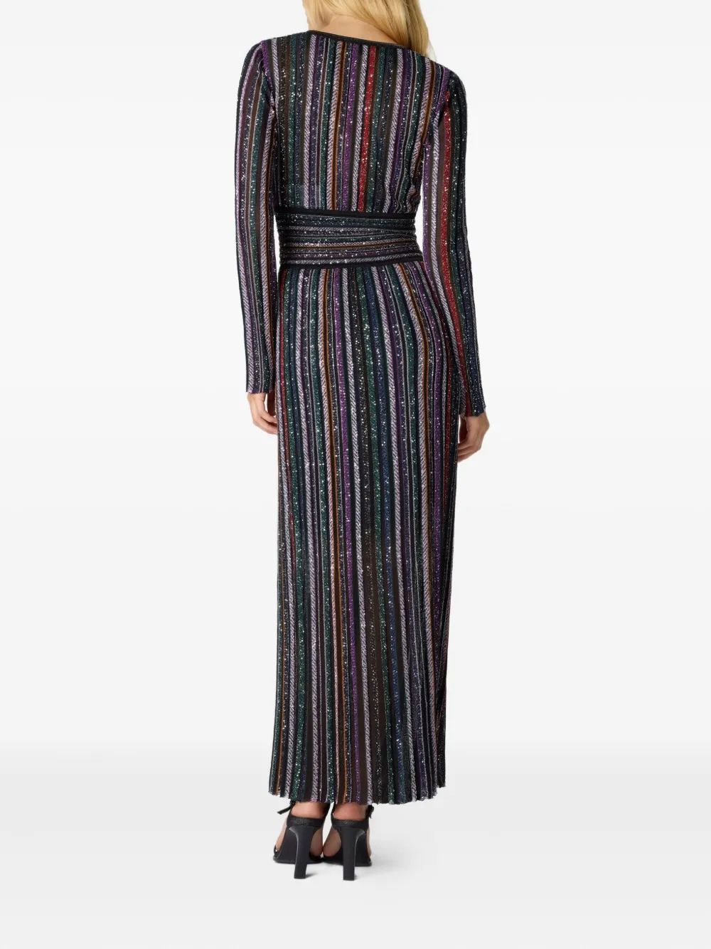 Missoni Maxi-jurk verfraaid met pailletten SM9T4