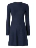 Missoni zigzag-pattern mini dress - Blue