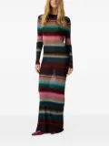 Missoni striped open-back maxi dress - Black