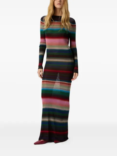 Missoni striped open-back maxi dress