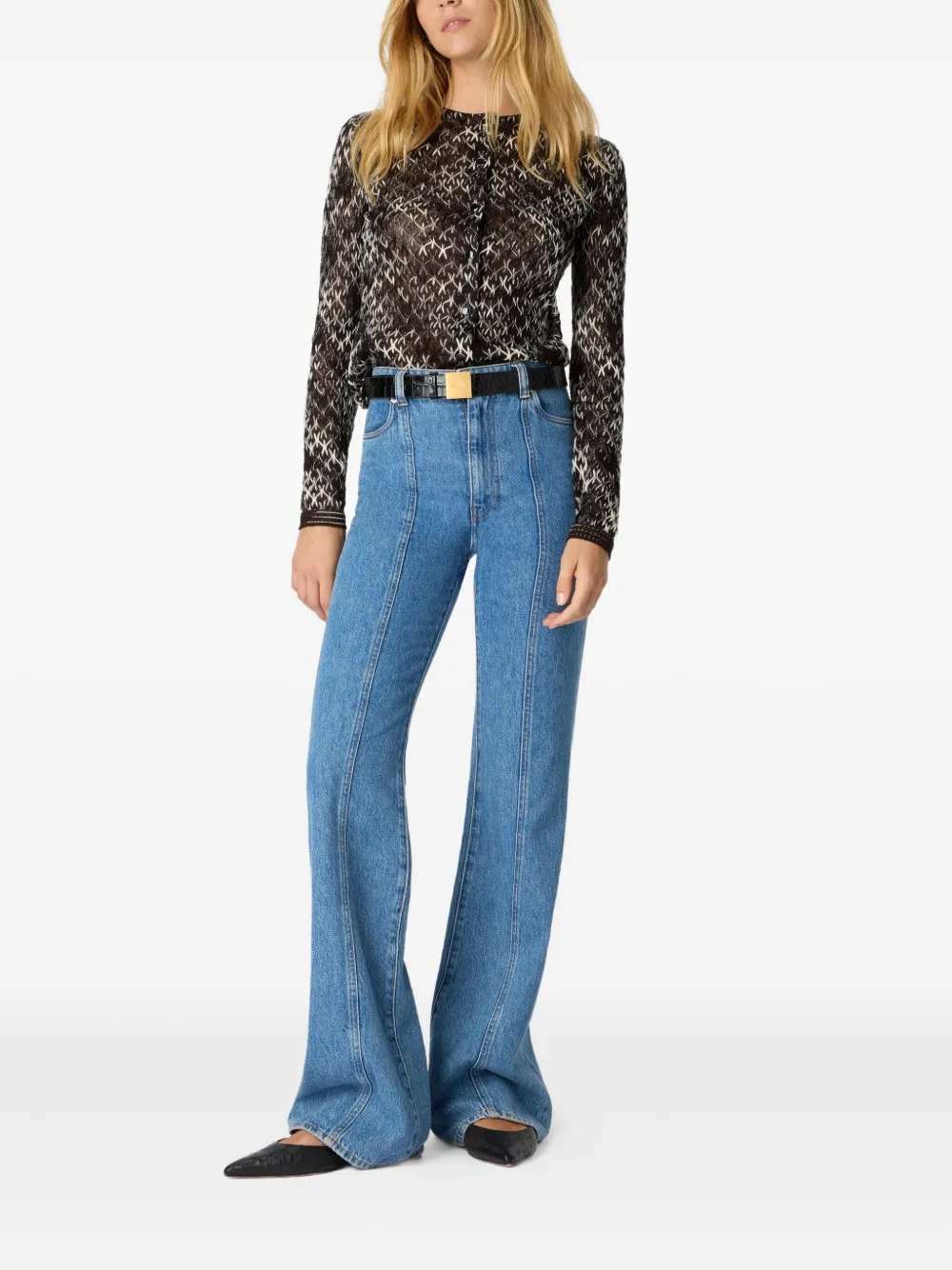 Missoni Vest met patroon Bruin