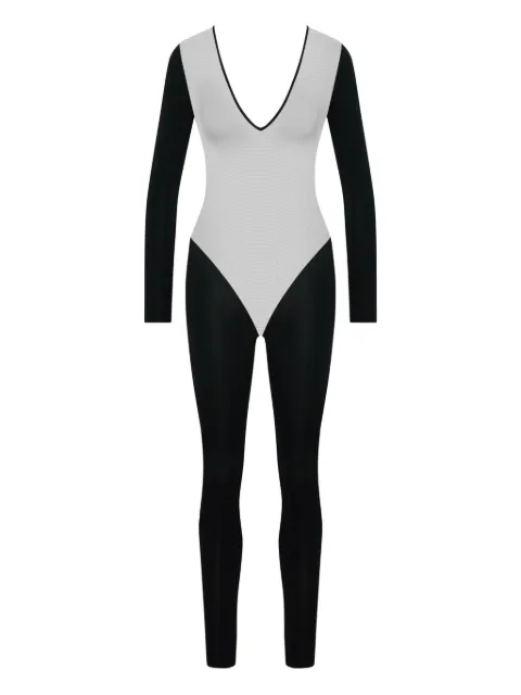 Maison Close Pure Tentation long-sleeve backless catsuit