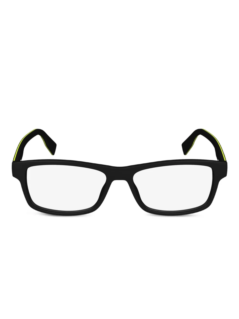 Lacoste rectangle-frame glasses | Black | Image 1