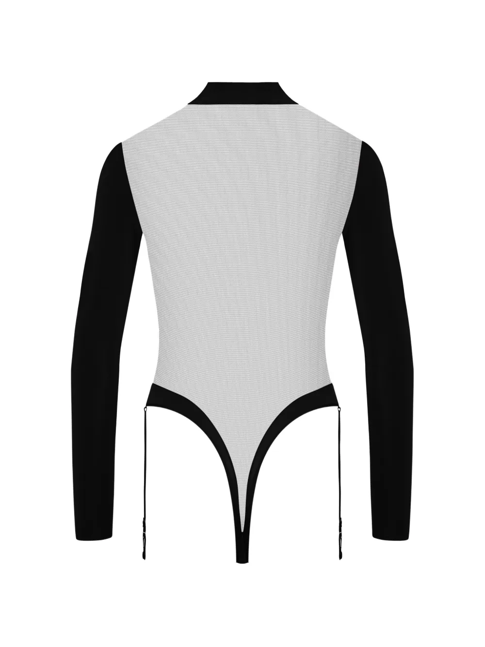 Maison Close Pure Tentation body met lange mouwen Zwart