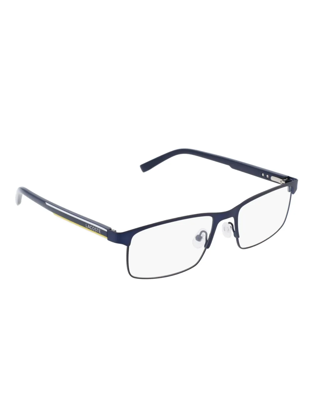Lacoste Bril met rechthoekig montuur Blauw