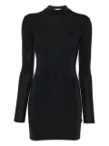 Maison Close The Minuit high-neck mini dress - Black