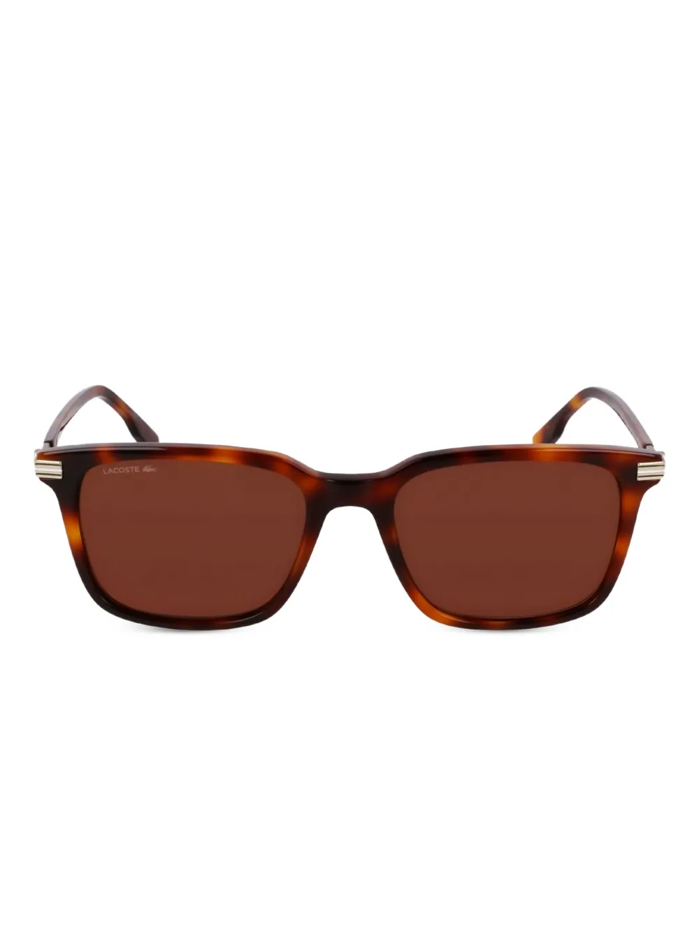 Lacoste Occhiali da sole squadrati - Marrone