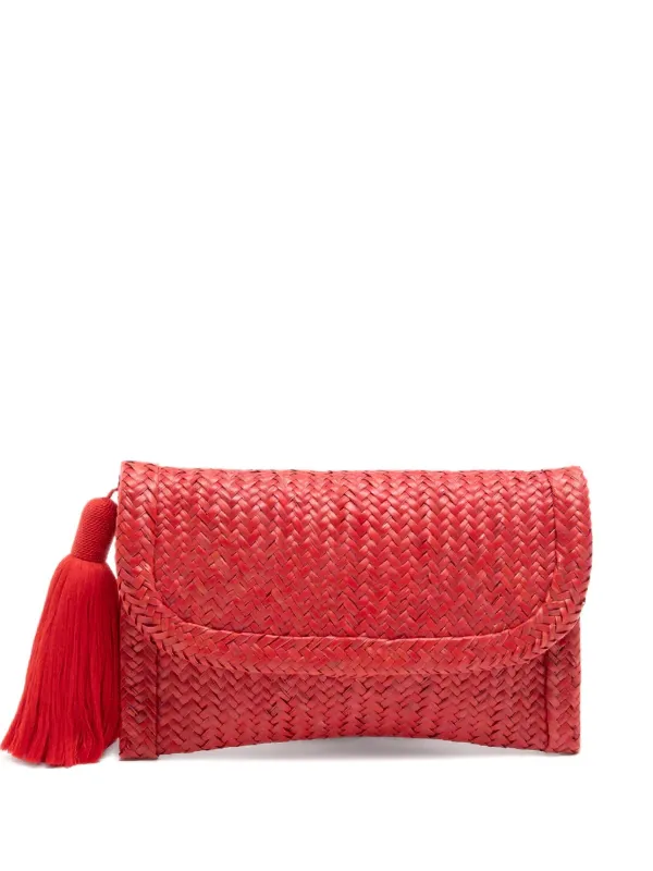 Nannacay Belica Clutch Bag Red FARFETCH ID