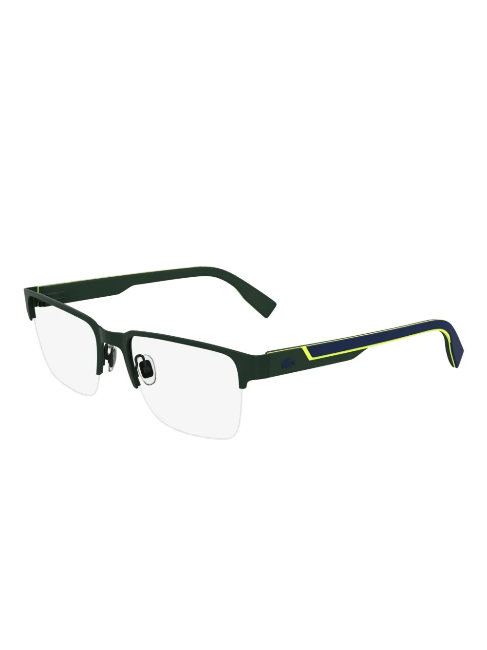 Lacoste Bril met half montuur Groen