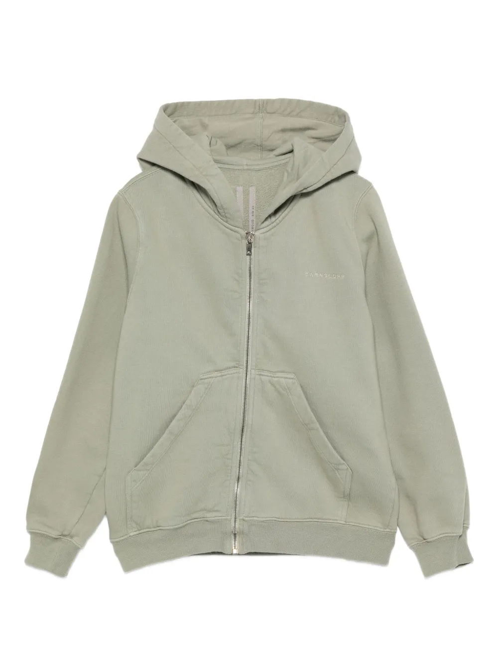 Rick Owens Kids Hollywood Jason's zip-up hoodie Groen