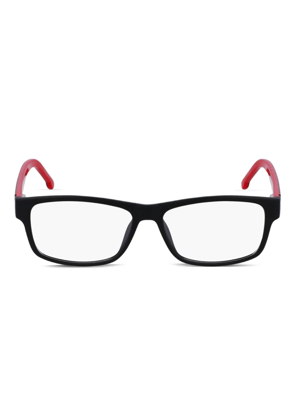 Lacoste trimmed rectangle glasses | Black | Image 1
