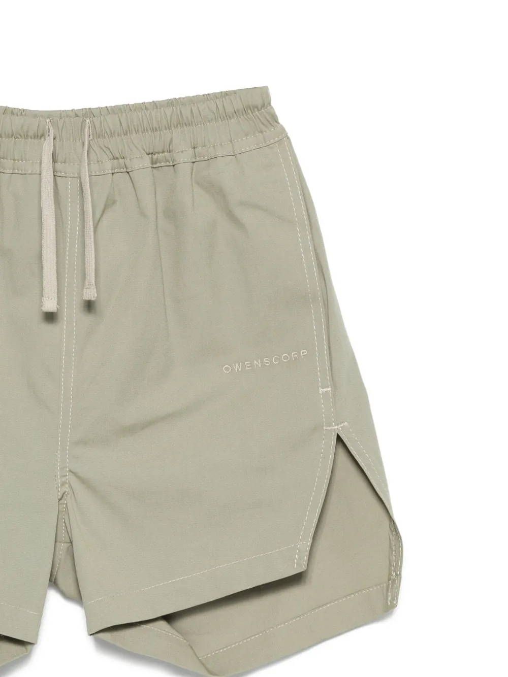 Rick Owens Kids Hollywood boxershorts met split Grijs