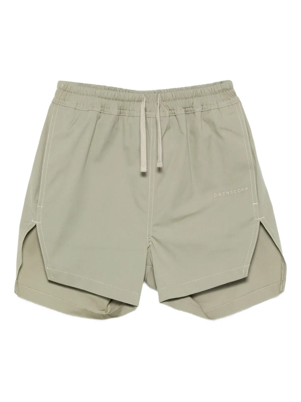 Rick Owens Kids Hollywood boxershorts met split Grijs