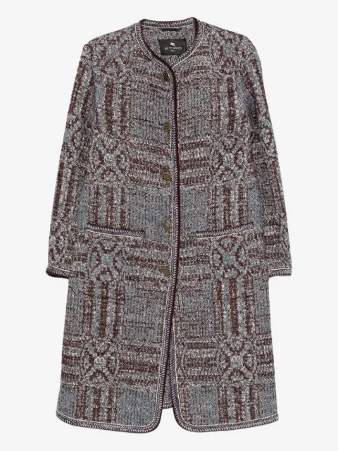 ETRO manteau en jacquard