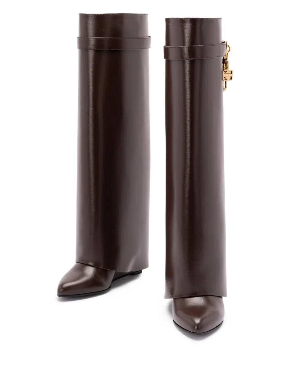 Givenchy leather boots Brown