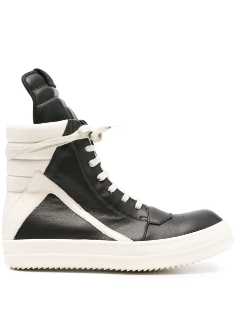 Rick Owens Geobasket high-top leather sneakers