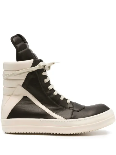 Rick Owens Geobasket high-top leather sneakers