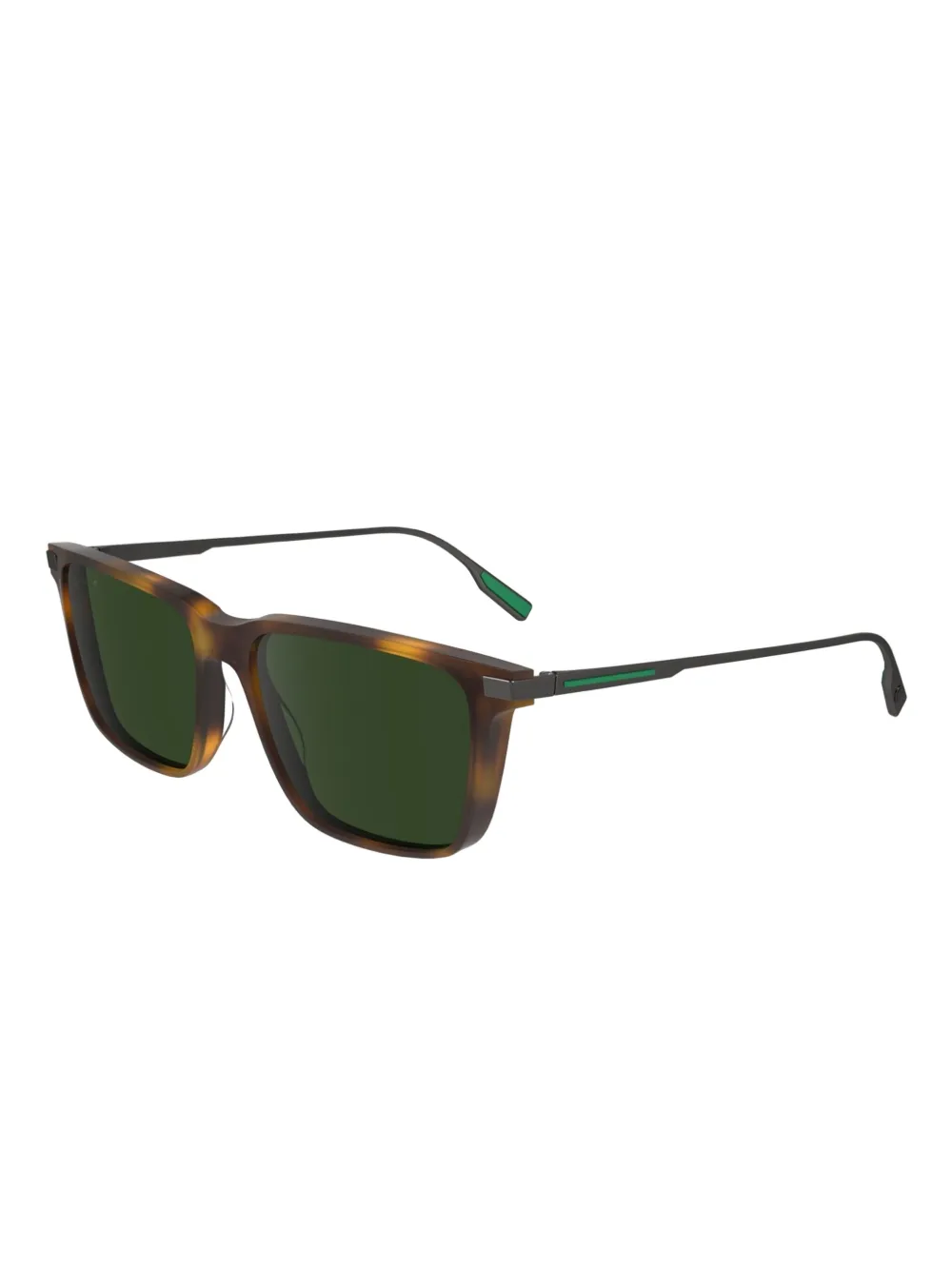 Lacoste Zonnebril met vierkant montuur Bruin