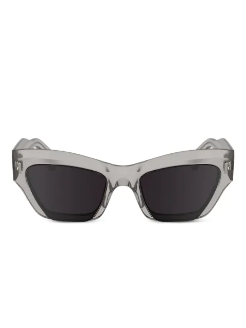 Calvin Klein geometric cat-eye acetate sunglasses
