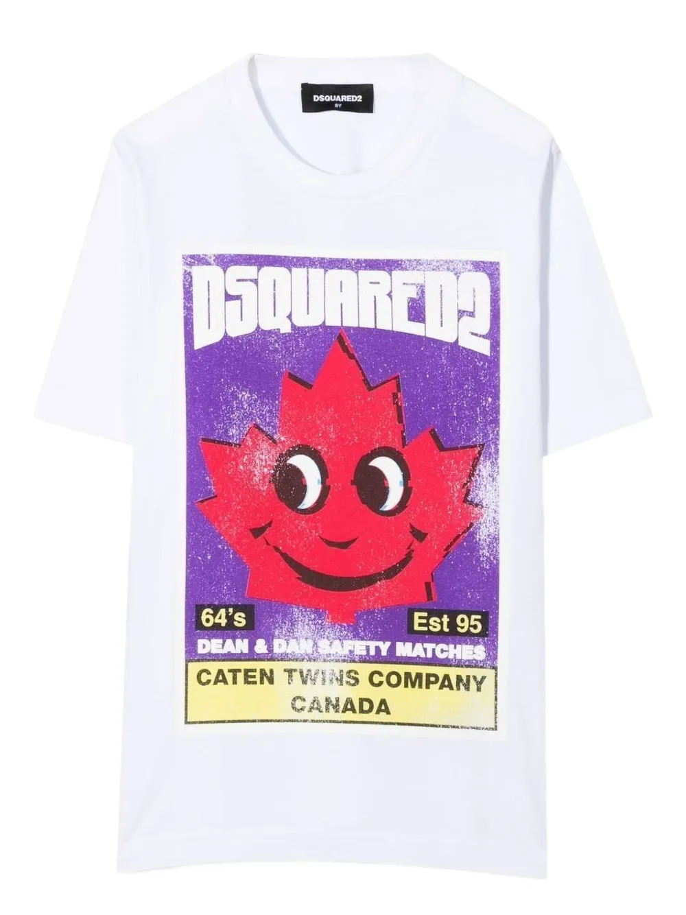 DSQUARED2 KIDS graphic-print cotton t-shirt Wit