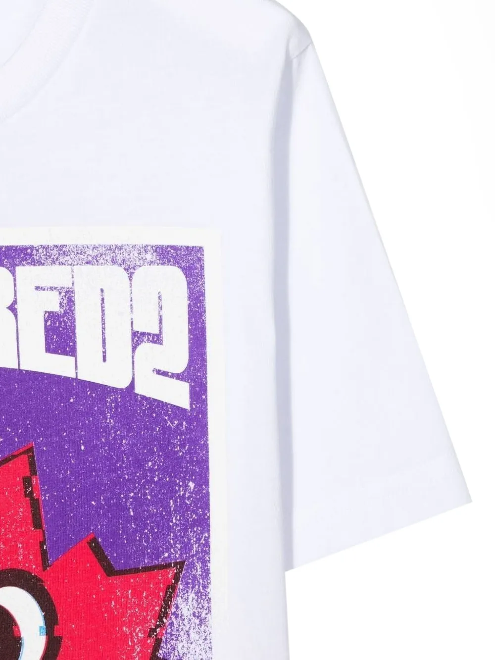 DSQUARED2 KIDS graphic-print cotton t-shirt Wit