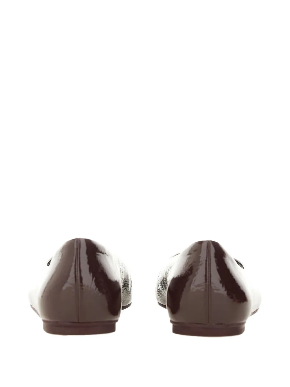 Ferragamo Ballerina's met gesp Bruin