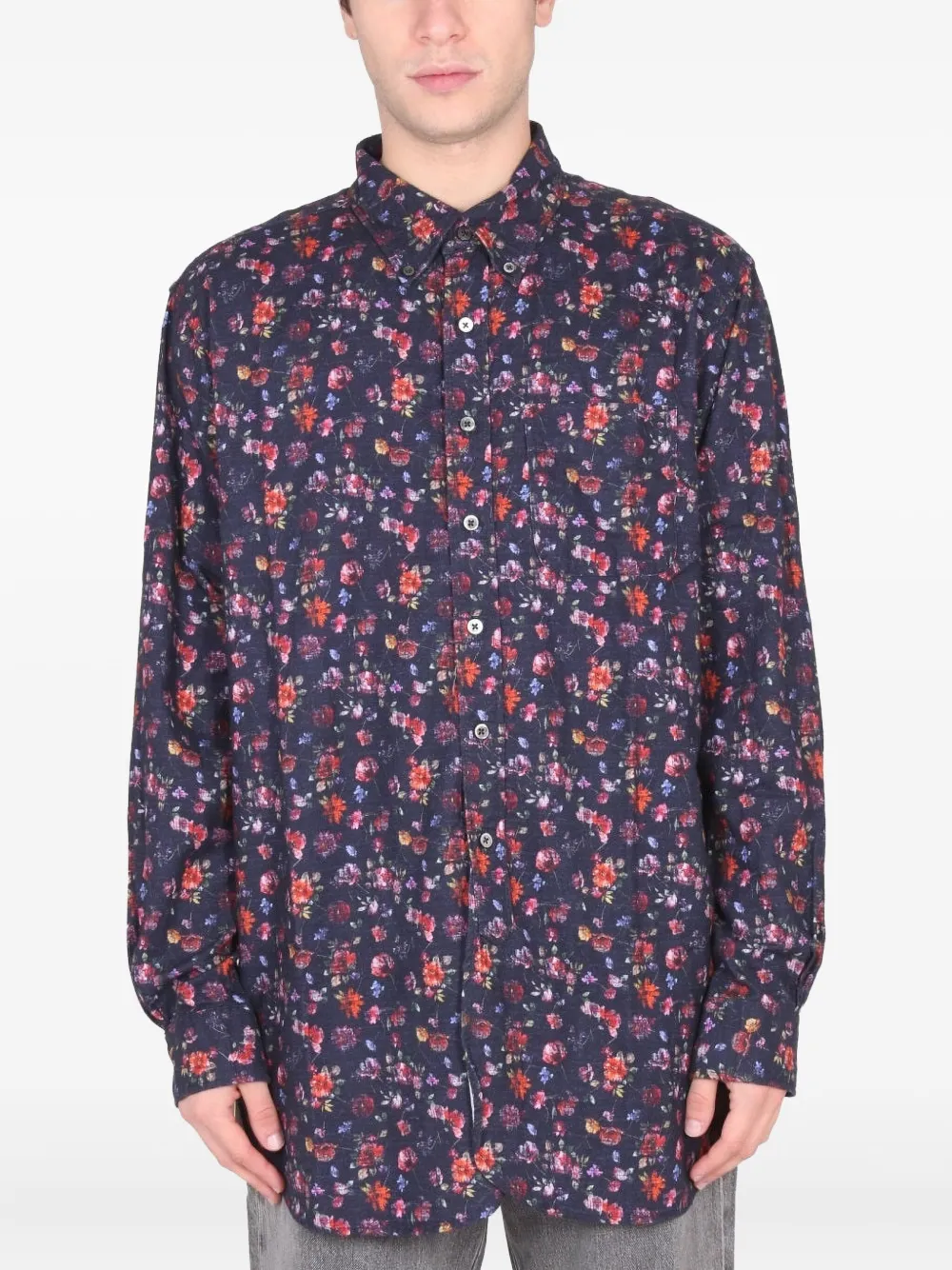 Engineered Garments Camisa com estampa floral | Azul | Image 1