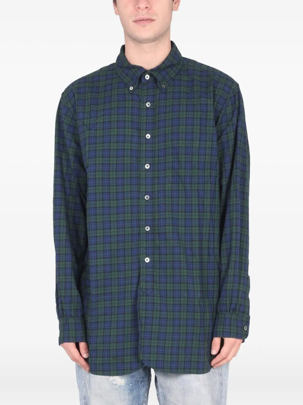 Engineered Garments Camisa xadrez | Azul | Image 1