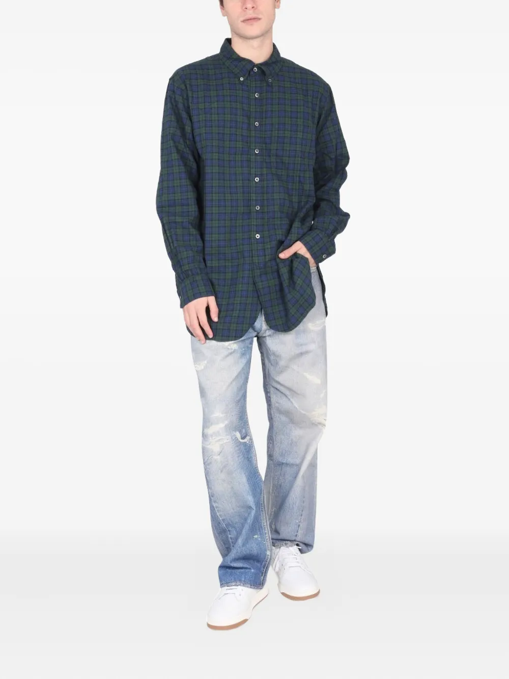 Engineered Garments plaid shirt - Blauw