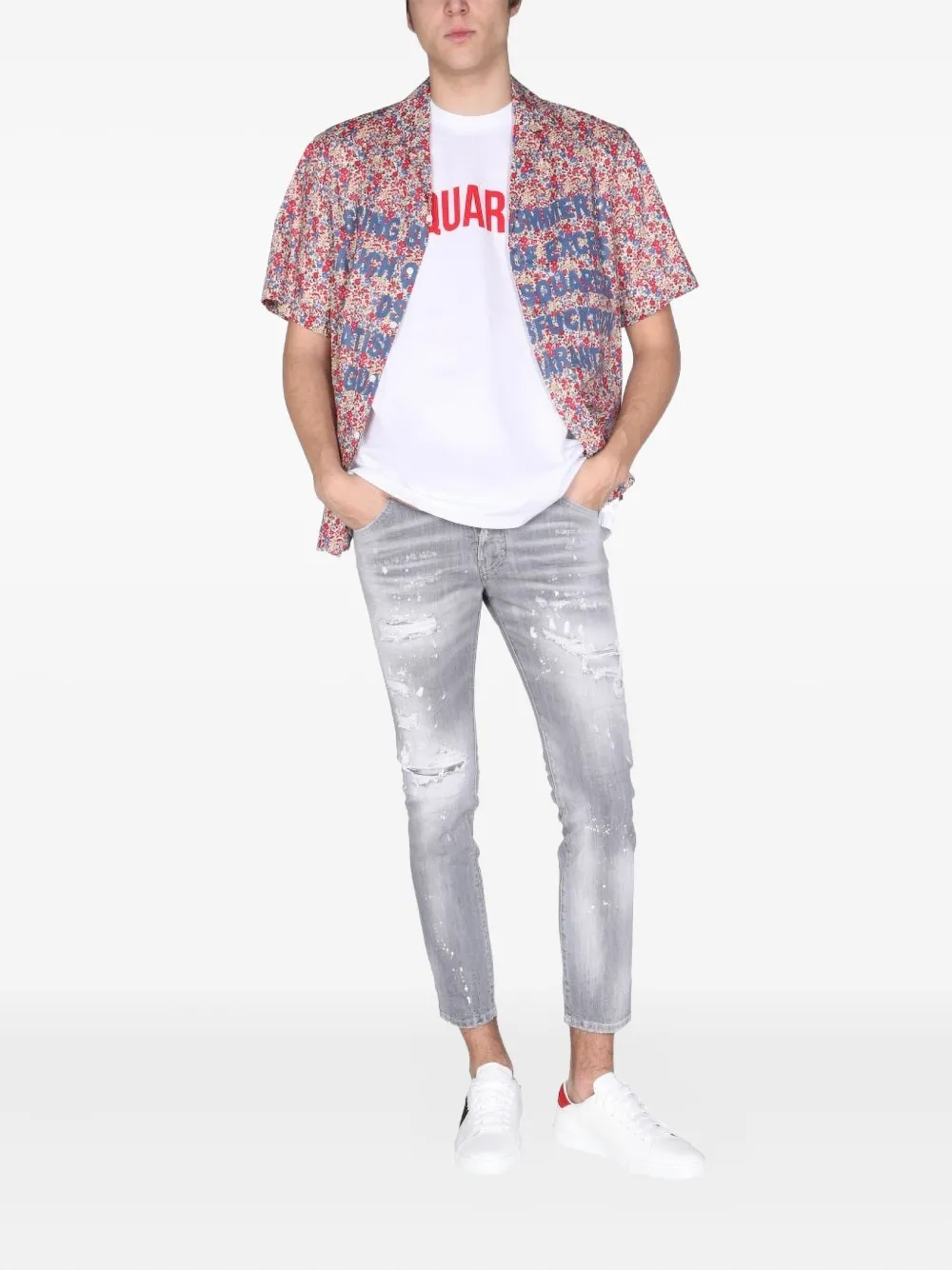 DSQUARED2 floral-print shirt | Image 2