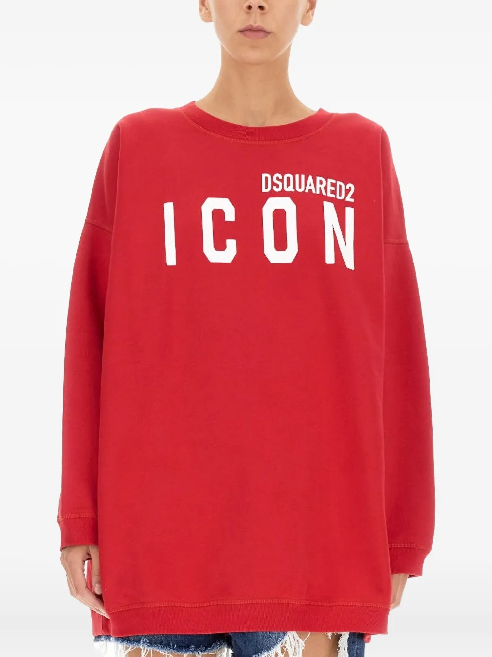 Dsquared2 Icon-graphic Sweatshirt In Red