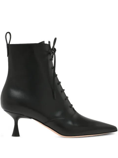 Gianvito Rossi 55mm Morganne lace-up ankle boots