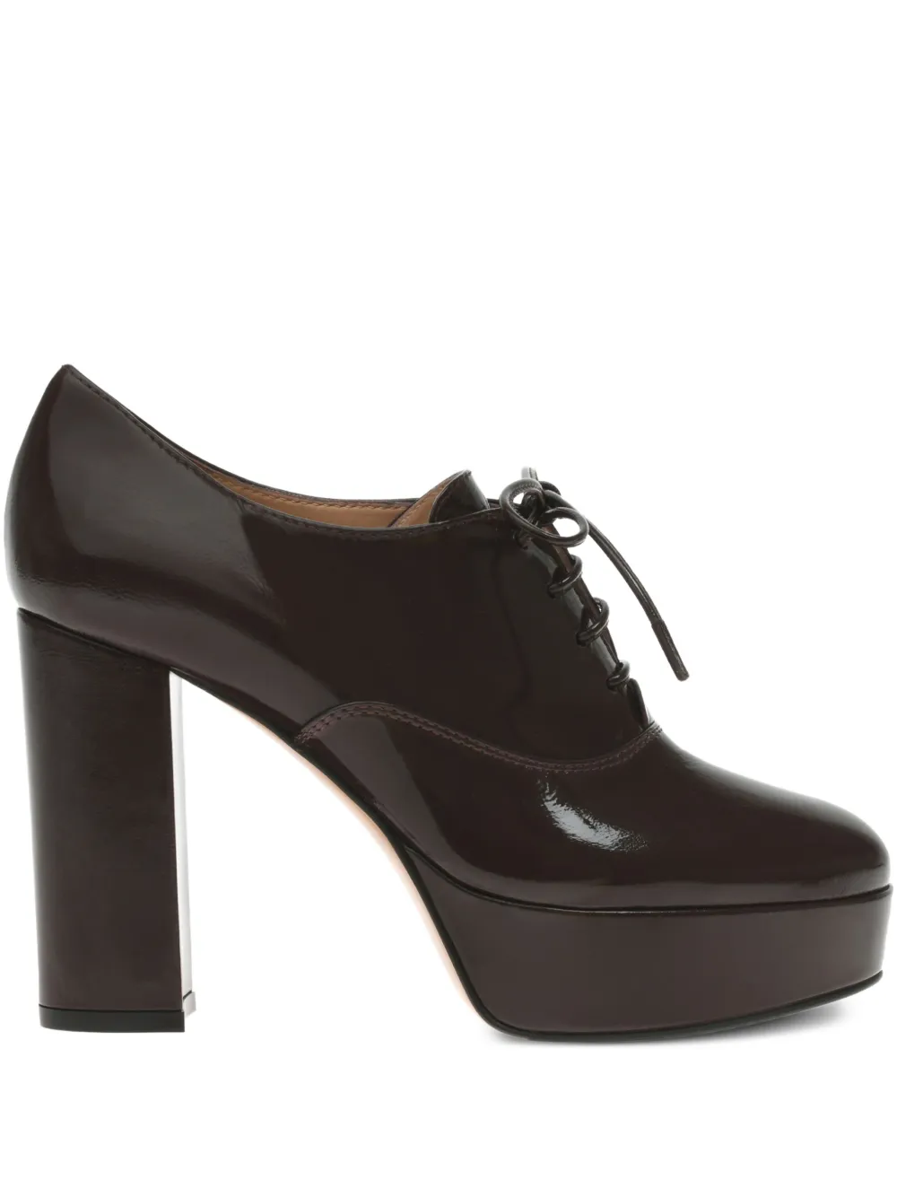 Gianvito Rossi Vicky lace-up platform boots | Black | Image 1
