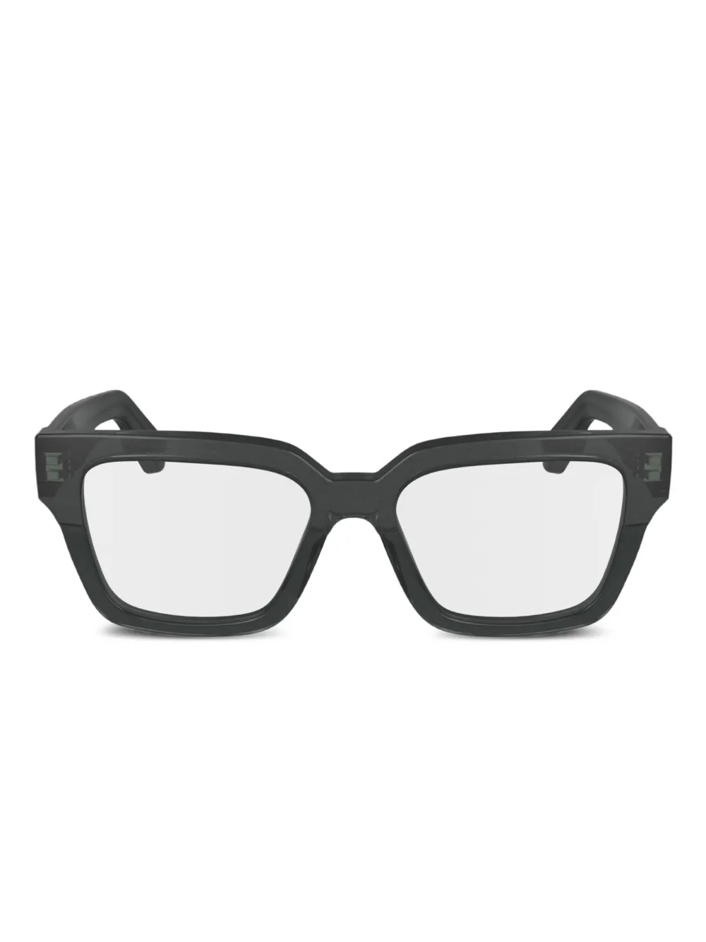 Calvin Klein square-frame glasses | Grey | Image 1