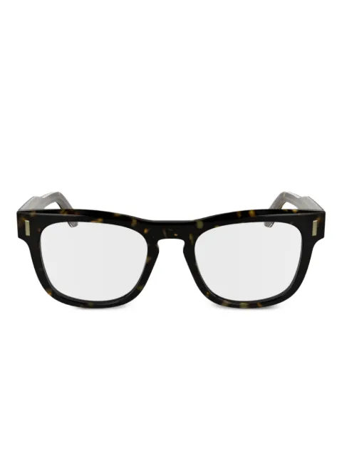 Calvin Klein tortoiseshell rectangle glasses