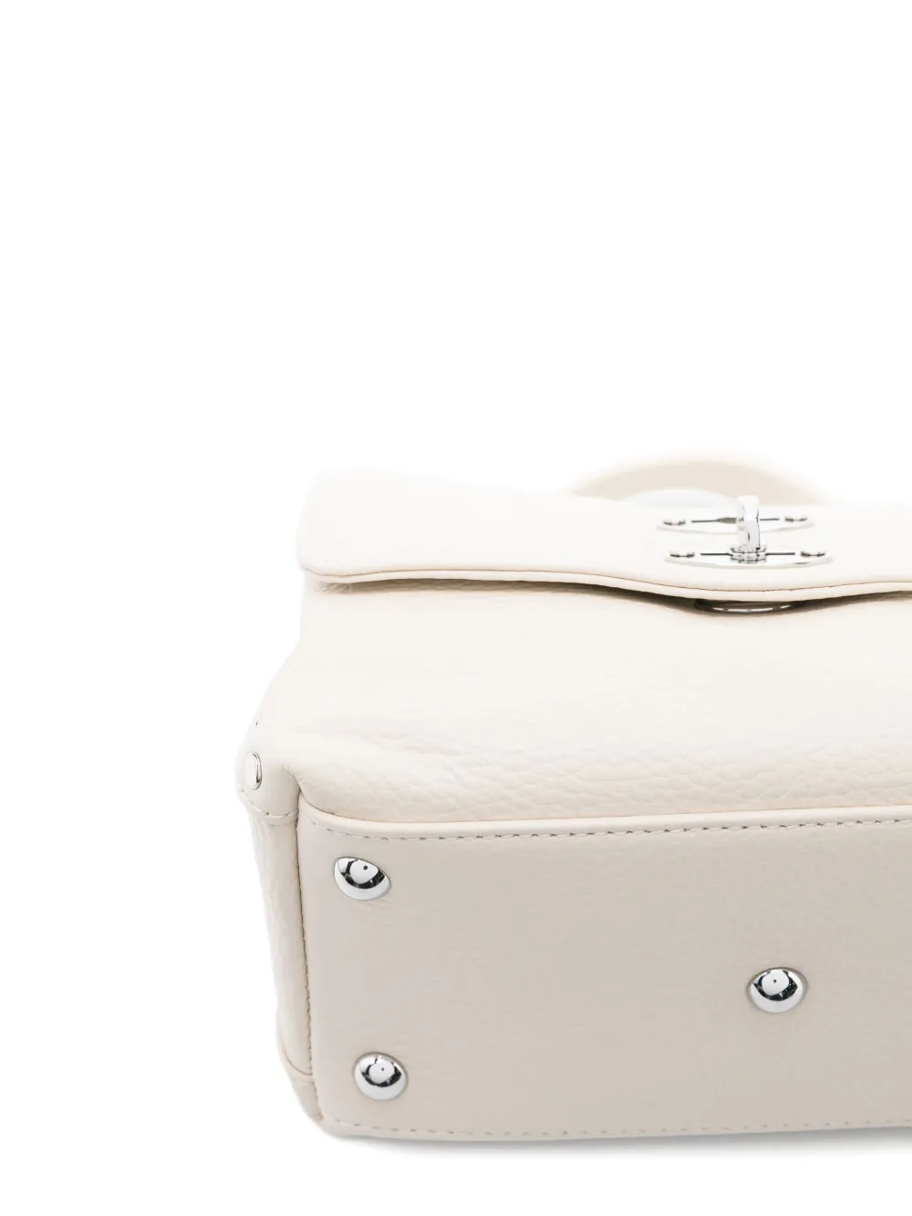 Zanellato Baby Postina shopper met studs Beige