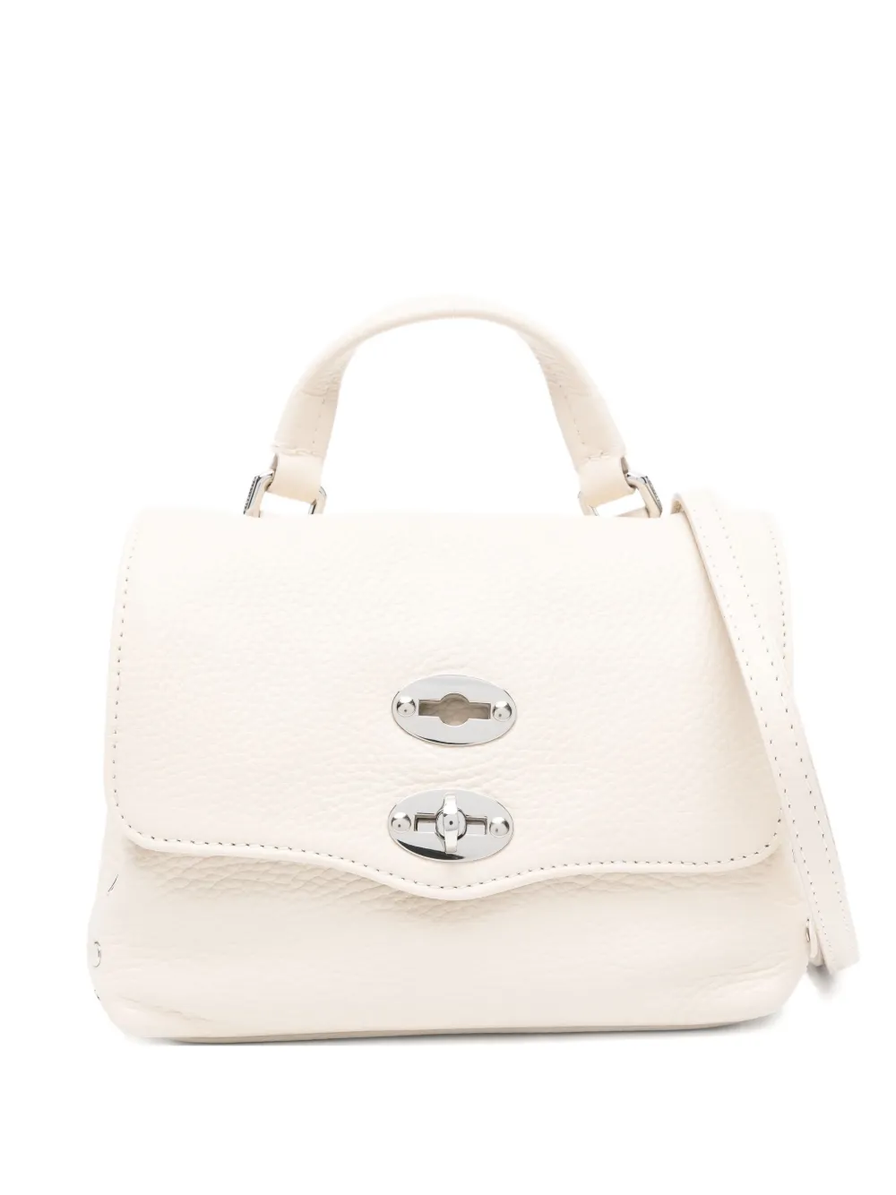 Zanellato Baby Postina shopper met studs Beige