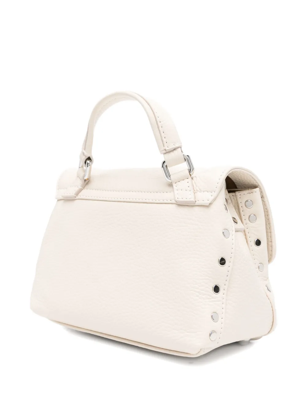 Zanellato Baby Postina shopper met studs Beige