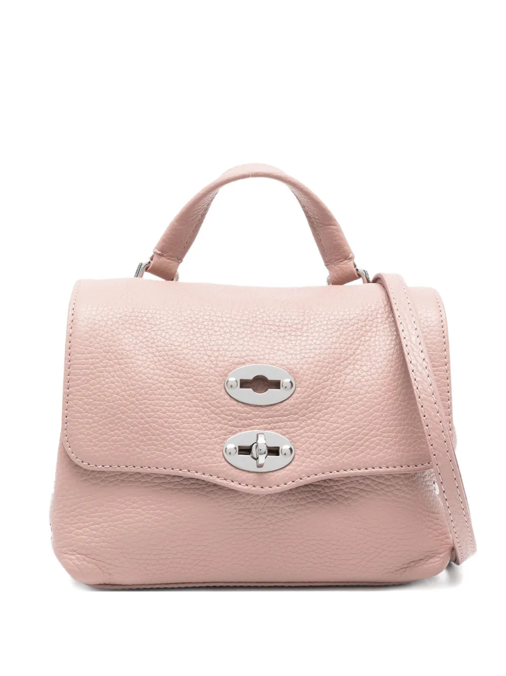 Zanellato Baby Postina shopper met studs Roze