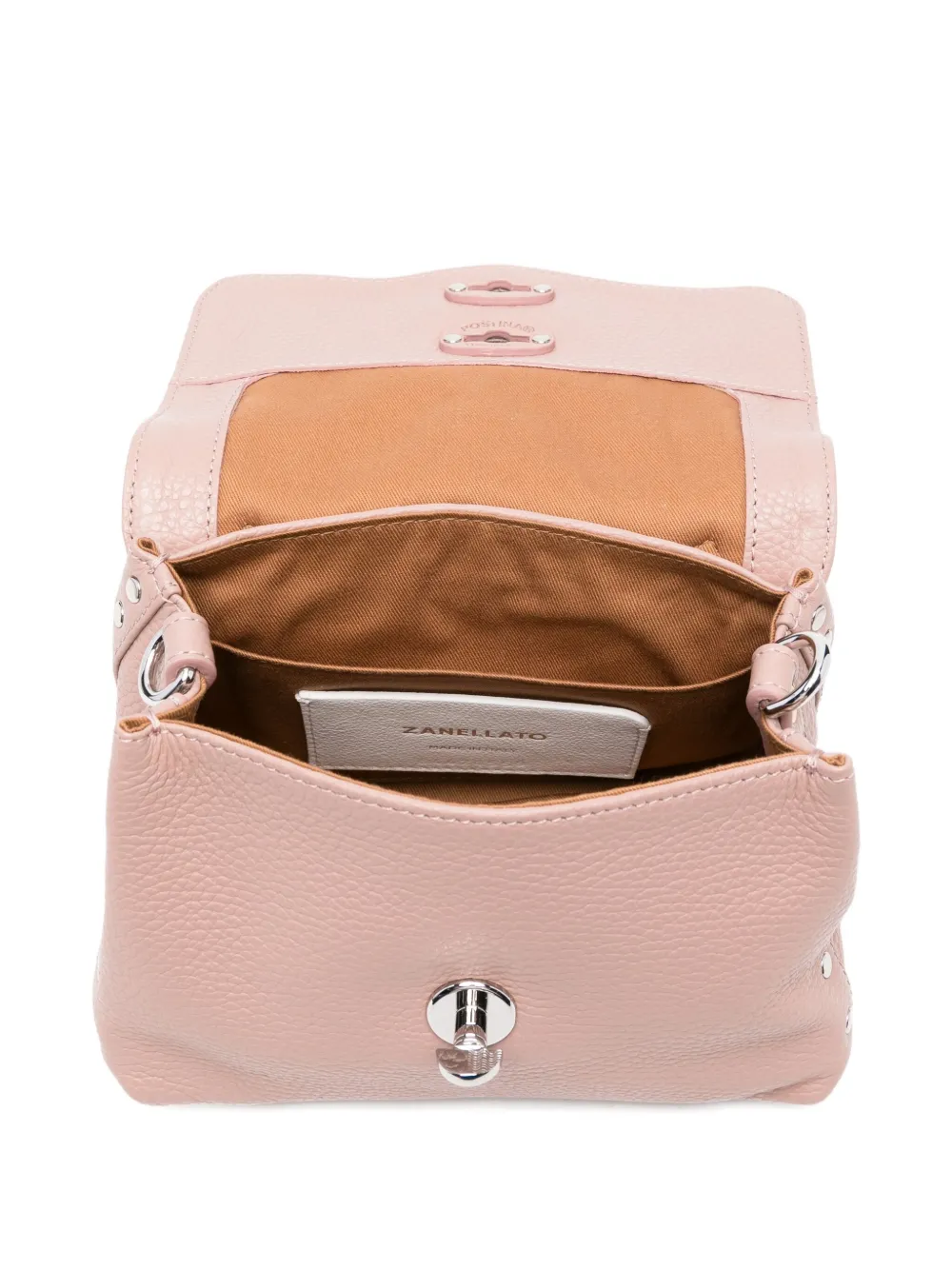 Zanellato Baby Postina shopper met studs Roze