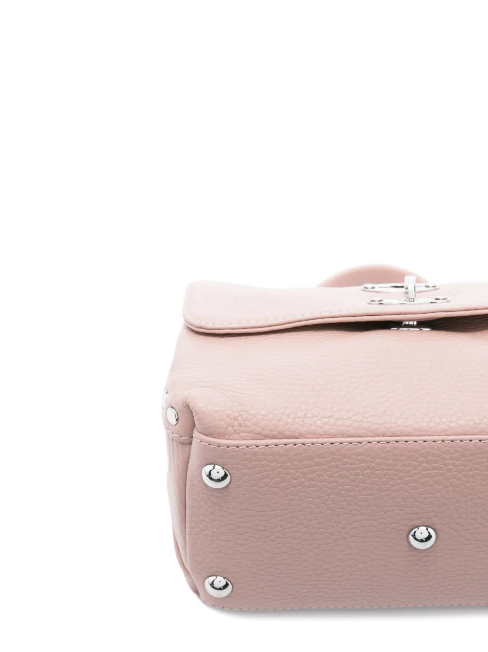 Zanellato Baby Postina shopper met studs Roze